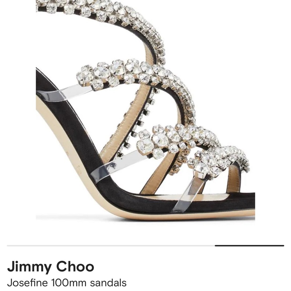 Jimmy Choo Josephine 100mm Sandals - Picture 6 of 8